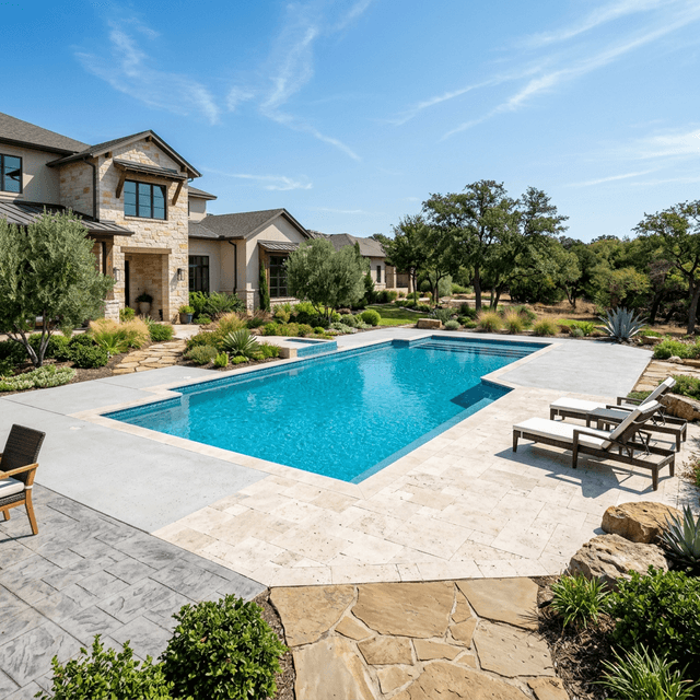 Pool Deck Options for DFW: Concrete, Pavers, Travertine & More Compared