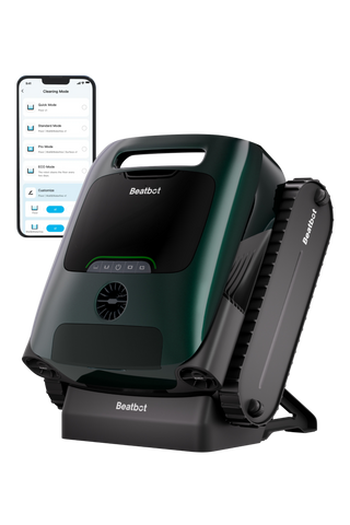 Beatbot P300 Pro robotic pool cleaner main image with App and Charging Dock