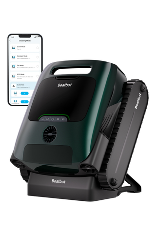 Beatbot P300 Pro robotic pool cleaner main image with App and Charging Dock