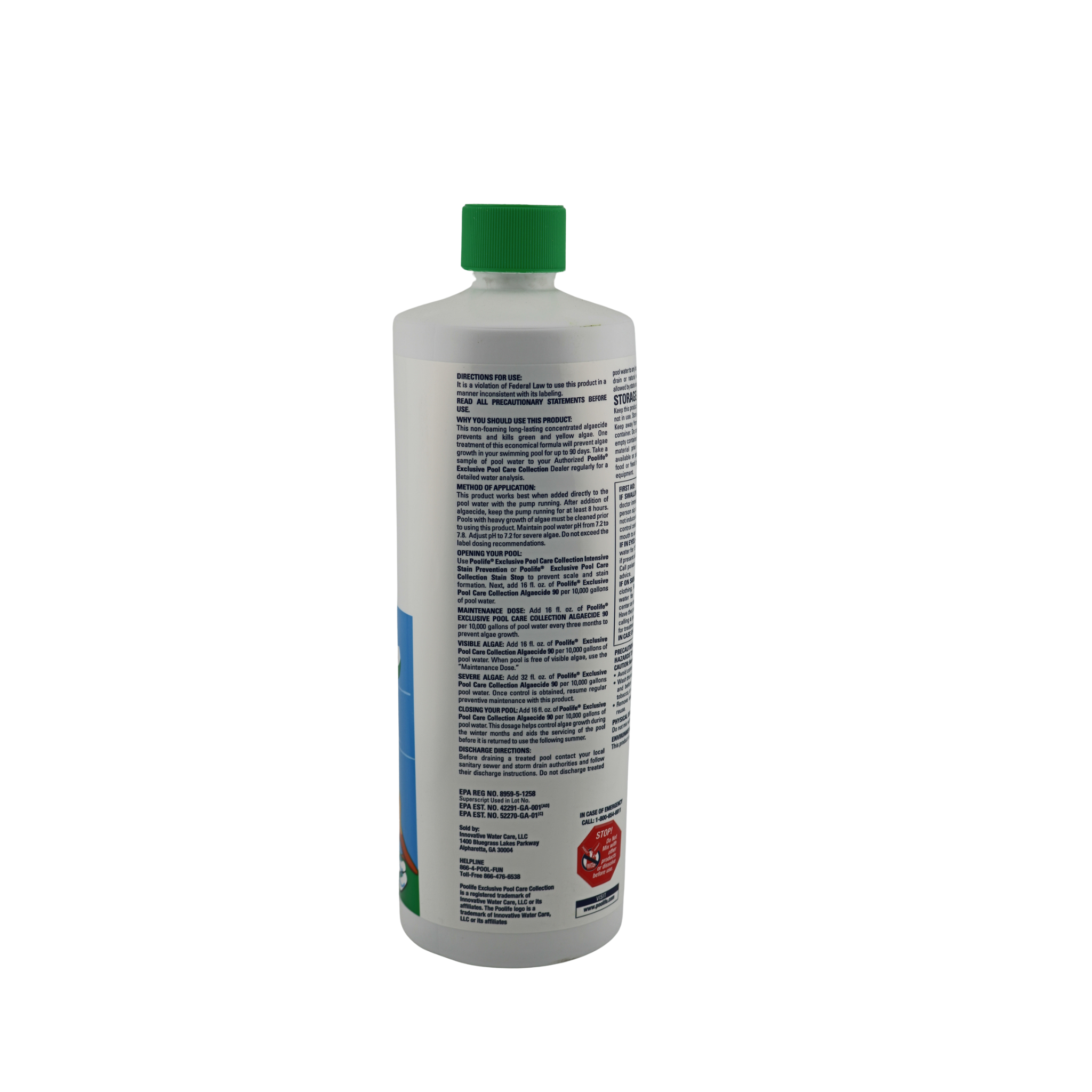 Poolife® Algaecide 90 Simplified Pools